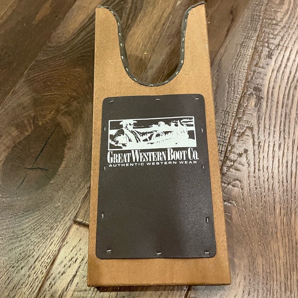Great Western Boot Company. Boot Jack. Boot puller.